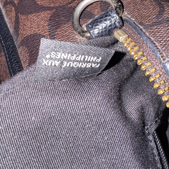 COACH F34084 SIGNATURE MINI BENNETT SATCHEL LIGHT GOLD/BROWN/BLACK - Picture 14 of 14